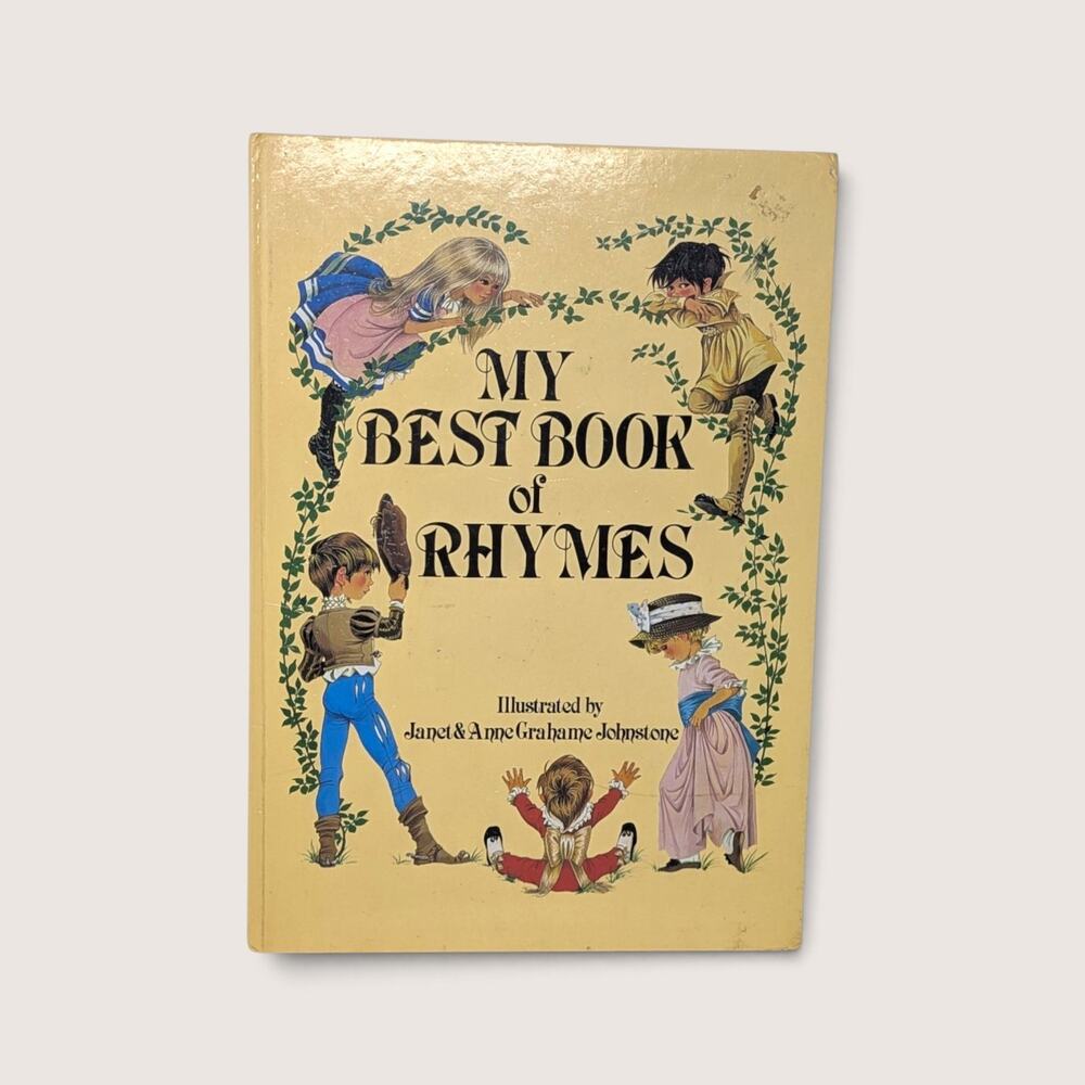 1984 My Best Book of Rhymes Alan Blackwood Grahame Johnstone Hardcover Book